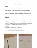 Oxidación del hierro