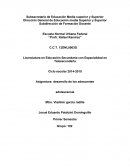 La adolescencia de acuerdo a las observaciones realizadas en las diferentes modalidades de secundaria