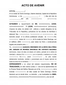 Acto de advenir
