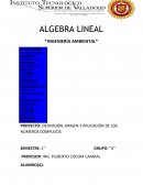 Algebra lineal Ingeniería ambiental