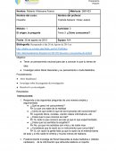 Actividad: 3 Tema 3: ¿Cómo conocemos?