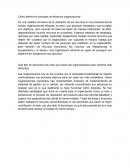 Cómo definiría el concepto de eficiencia organizacional