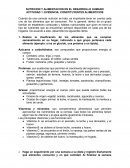 NUTRICION Y ALIMENTACION EN EL DESARROLLO HUMANO. CONSTITUYENTES ALIMENTICIOS