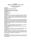 Actividad Reflexión sobre la personalidad del docente