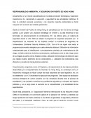 RESPONSABILIDAD AMBIENTAL Y SEGURIDAD EN PUERTO DE HONG KONG
