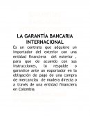 GARANTÍAS BANCARIAS INTERNACIONALES