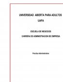 PRACTICA DE ADMINISTRACION