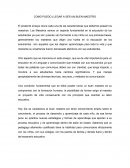 ENSAYO COMO PUEDO LLEGAR A SER UN BUEN MAESTRO