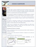 Crisis Años 30´s & Crisis Subprime