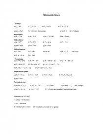FORMULARIO FÍSICA II. Página 1