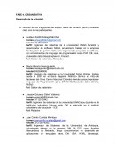 Ejemplo fase organizativa sena