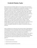 Frederick Winslow Taylor Métodos de determinación de costos