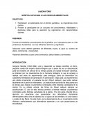 LABORATORIO GENÉTICA APLICADA A LAS CIENCIAS AMBIENTALES