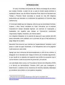 EXPLOTACIÓN LABORAL A INDÍGENAS TARAHUMARAS. Página 1
