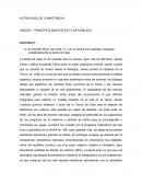 ACTIVIDADES DE COMPETENCIA: UNIDAD I.- PRINCIPIOS BASICOS DE LA NATURALEZA