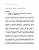 Actividades de competencia: Unidad i.- Principios basicos de la naturaleza