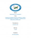 PAQUETE DE BENEFICIOS DE ACUERDO AL PERFIL DE CARACTERÍSTICA PERSONAL Y COMPOSICIÓN FAMILIAR DEL EMPLEADO.