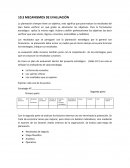 Mecanismos de evaluacion