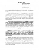Contestación persona moral