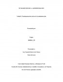 Fundamentos de la administracion