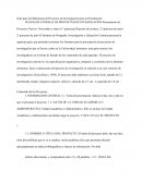 Guía para la Elaboración de Proyectos de Investigación para su Presentación