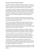 Concepto y evolución de la Educación Ambiental