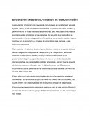 EDUCACIÓN EMOCIONAL Y MEDIOS DE COMUNICACIÓN