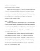 LA LÍNEA DE INVESTIGACIÓN Gestión, participación y desarrollo comunitario