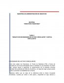 Ensayo de necesidades de activo circulante y capital circulante