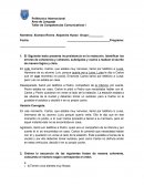 Área de Lenguaje Taller de Competencias Comunicativas I