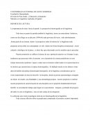 Reporte de lectura