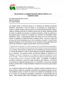 RELACIÓN DE LA ADMINISTRACIÓN GRIEGA FRENTE A LA AGROECOLOGÍA