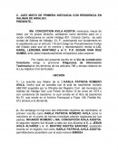 Diligencias de información testimonial