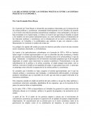 RELACIONES ENTRE LAS ESFERAS POLÍTICAS Y ECONOMICAS