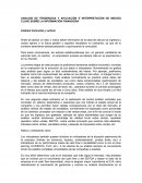 ANALISIS DE TENDENCIAS Y APLICACIÓN E INTERPRETACIÓN DE INDICES CLAVE SOBRE LA INFORMACIÓN FINANCIERA