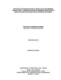 Anteproyecto. Página 1