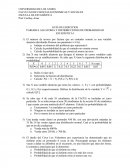 GUÍA DE EJERCICIOS VARIABLE ALEATORIA Y DISTRIBUCIONES DE PROBABILIDAD