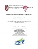 PROYECTO DE INVESTIGACIÓN DE MERCADOS APLICADA