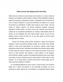 Quien conoce dos lenguas tiene dos almas