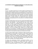 LAS DIFERENTES GENERACIONES DE PERSONAS Y SU INFLUENCIA EN EL CONCEPTO DE FAMILIA