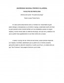 Informe del cuento: “El sueño del pongo”