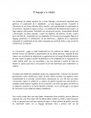 El lenguaje y la calidad