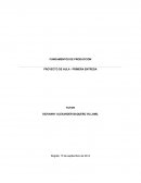 PROYECTO DE AULA - PRIMERA ENTREGA