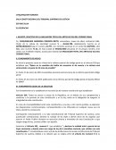 INTRODUCCIÓN: Ejemplo de libelo de demanda
