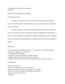 PROYECTO DE POESÍA Síntesis