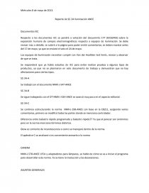 Reporte SC34. Página 1