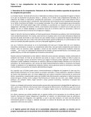 Tema 1: Las competencias de los Estados sobre las personas según el Derecho Internacional