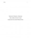 Ejercicio de Cohesión y Coherencia