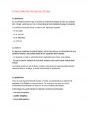 Estructuras del proseso de lectura. ETAPAS DEL PROCESO DE LECTURA