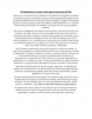 El optimismo un buen arma para el proceso de paz.